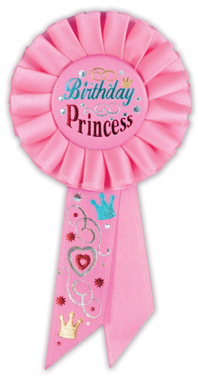 Birthday Princess Rosette (Pack of 6)
